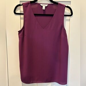 Nine West Virginia-Neck Sleeveless Blouse